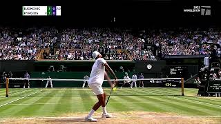 Djokovic vs Kyrgios Wimbledon Final 2022 TennisChannel [upl. by Cerracchio]