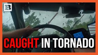 Caught in the Path Sheriff Sergeant Rides Out Tornado in Car [upl. by Uriia175]