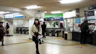 夜の 名鉄豊田市駅 07 Meitetsu Toyotashi Station 07 Toyota [upl. by Soilissav]