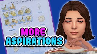 This Mod Adds More ASPIRATIONS and PERSONALITY For The Sims 4 [upl. by Dix528]