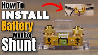 How To Install Battery Monitor Shunt easy Simple [upl. by Katz220]