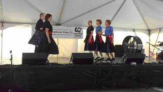 Dayton Celtic Fest July 28 2012  Flying Ghillies Scottish Country Dancers dance a medley [upl. by Sinclare]