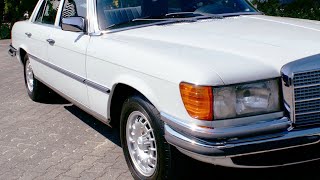 1975 MercedesBenz 280 SE W116 with M110 engine [upl. by Coonan]