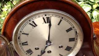 Antique Gustav Becker Westminster  Whittington Striking Mantle Clock Sell On EBay [upl. by Sihonn]