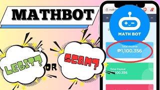 Mathbot LEGIT o SCAM  MATHBOT 2024  Captcha Typing Job [upl. by Pickering]