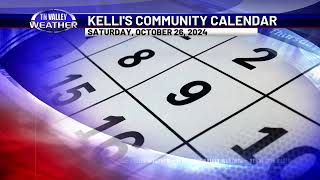 October 25 2024 Community Calendar [upl. by Atikahc]