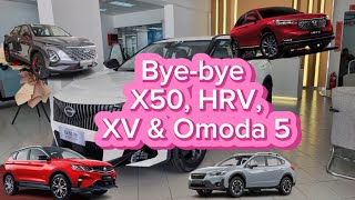 Habis lah X50 HRV Omoda 5 amp XV SUV Baru GAC GS3 Emzoom dah sampaix50 gs3emzoom hrv suv cars [upl. by Atsyrt]