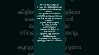 Kiliye Song Lyrics  ARM  Jithin Laal  Tovino Thomas  Krithi Shetty  Dhibu Ninan Thomas [upl. by Reltuc]