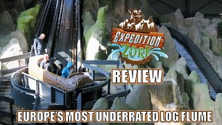 Expedition Zork Review Toverland Mack Water Ride  Europes Most Underrated Log Flume [upl. by Zeiger]