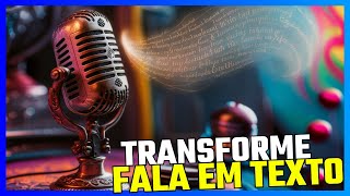 💡MELHOR ferramenta para transformar VOZ em TEXTO turboscribe [upl. by Ecaj801]