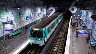 Cabine Metro RATP Ligne 7  La Courneuve  Villejuif [upl. by Ninos]