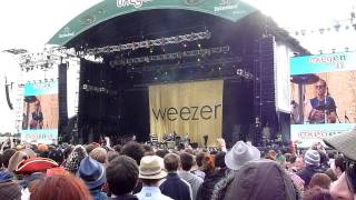 Weezer  Teenage Dirtbag Oxegen 2011 Main Stage [upl. by Anelrahc]