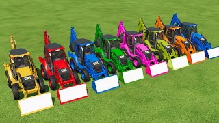 COLORS OF JCB LOADER amp SNOW LOADING IN FS22  FARMING SIMULATOR 22 [upl. by Lehpar805]