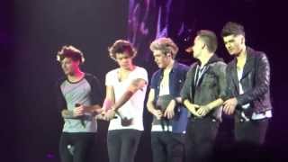 Live While Were Young  WATER FIGHT  One Direction Paris [upl. by Tnayrb77]