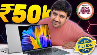 Top 5 Best Laptops Under ₹50000 in Great Indian Festival Sale amp Big Billion Day Sale🔥 [upl. by Ledua]