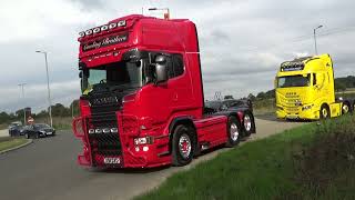 Truckfest Original Newark 2024 truckspotting the departures Part 2 [upl. by Ecirtra]