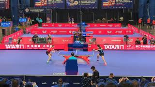 Liam Pitchford vs Liang Jingkun  WTTC 2021 Houston  Mens Singles Ro16 Final Point [upl. by Llenet]