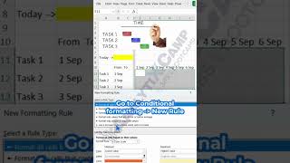 Visualize Your Projects with Gantt Charts in MS Excel 📊 [upl. by Rabjohn]