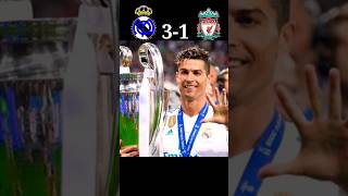 Real Madrid vs Liverpool Champion League Final 🏆 highlights Ronaldo vs Salah 😱 shorts shortfeed [upl. by Adnilemreh]