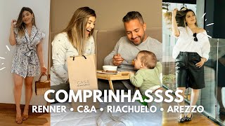 COMPRINHAS RENNER CampA RIACHUELO AREZZO  PARTE 1 [upl. by Bradski]