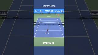 2024 Wuhan Open SF Zheng vs Wang 63 64 tennis wta highlights [upl. by Bili]