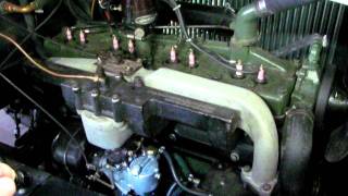 Starting an antique car part 1 [upl. by Iahs]