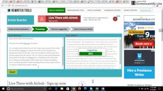 How To Rewrite Articles 100 Free amp Easy Rewriter Tools Rewrite In 2 Minutes amp Get Unique Articles [upl. by Ulland]