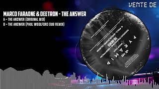 Marco Faraone amp Deetron  The Answer BLACK P001 [upl. by Witty251]