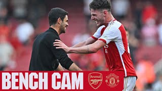 BENCH CAM  Arsenal vs Manchester United 31  A dramatic end at Emirates Stadium [upl. by Reede]