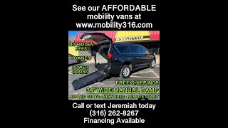 Wheelchairmobility van 2022 Chrysler Voyager LX 2486 43 Miles 48495 wFREE SHIPPING [upl. by Lawler415]