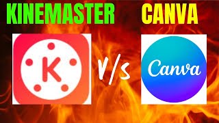 Kinemaster vs Canva 🔥  Best Video Editor you need to know for Low End Device  Comparison Video [upl. by Niven]