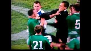 Sonny Bill Williams VS Cian Healy RUGBY SCUFFLE [upl. by Karie]