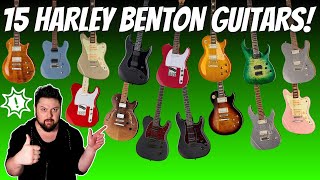 Top 15 HARLEY BENTON Guitars I Check Them All [upl. by Mansoor]