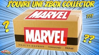 Jouvre une ZBOX Collector MARVEL Remplie de Surprises Box de geek Zavvi [upl. by Yroger]