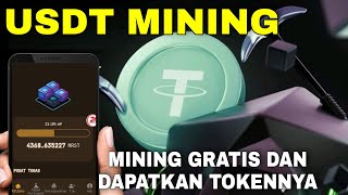 USDT MINING DAFTAR DAN DAPATKAN TOKEN GRATISNYA [upl. by Corella]