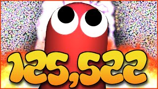 125000K WORLD RECORD MASS GAMEPLAY  SLITHERIO WORLD RECORD YouTube Highscore [upl. by Marchese]