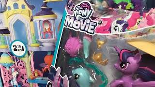 My Little Pony Canterlot amp Seaquestrian castle unboxing and play [upl. by Sumetra]