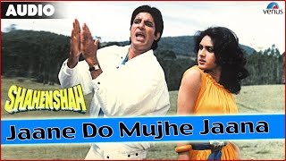 Shahenshah  Jaane Do Mujhe Jaana Full Audio Song With Lyrics  Amitabh Bachchan Meenakshi Seshadri [upl. by Nilahs]