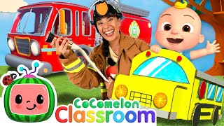 Educational Videos and Crafts For Kids  Wheels on the Bus  CoComelon Classroom with Ms Appleberry [upl. by Vaientina544]