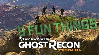 5 Fun Things To Do in Ghost Recon Wildlands [upl. by Ronaele]