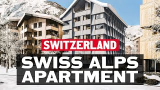 Living in Switzerland Apartment Tour in Andermatt Swiss Alps [upl. by Aylat]