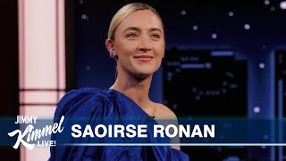 Saoirse Ronan on Almost Being in Barbie Losing at the Oscars amp Delivering Baby Lambs in Scotland [upl. by Stalk]