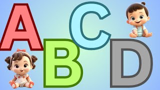 A B C D E F G H I J K L M N O P Q R S T U V W X Y Z  English Alphabets for pre school kids  A to Z [upl. by Cohdwell]