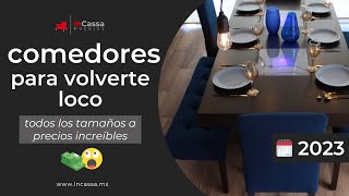 Comedores modernos Todos los tamaños a PRECIOS INCREÍBLES  InCassa Muebles [upl. by Luben]