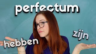 PERFECTUM in DUTCH when to use HEBBEN or ZIJN NT2  A2 [upl. by Brogle]