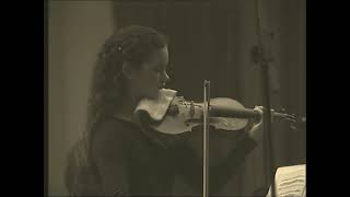 Hilary Hahn and Andrius Žlabys perform J S Bach Siciliano from Sonata BWV 1031  1998 [upl. by Carmen]