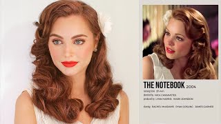 allie hamilton quotthe notebookquot makeup tutorial  1940s [upl. by Ahsiek500]