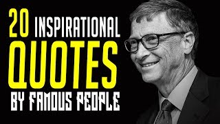 20 Famous QUOTES by Famous People  INSPIRATIONAL QUOTES  Must Watch [upl. by Enriqueta]