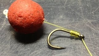 How to tie a basic mono knotless knot carp rig [upl. by Thorfinn482]