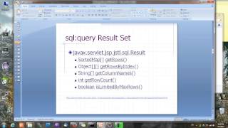 Database Access with JSTL SQL [upl. by Artina736]